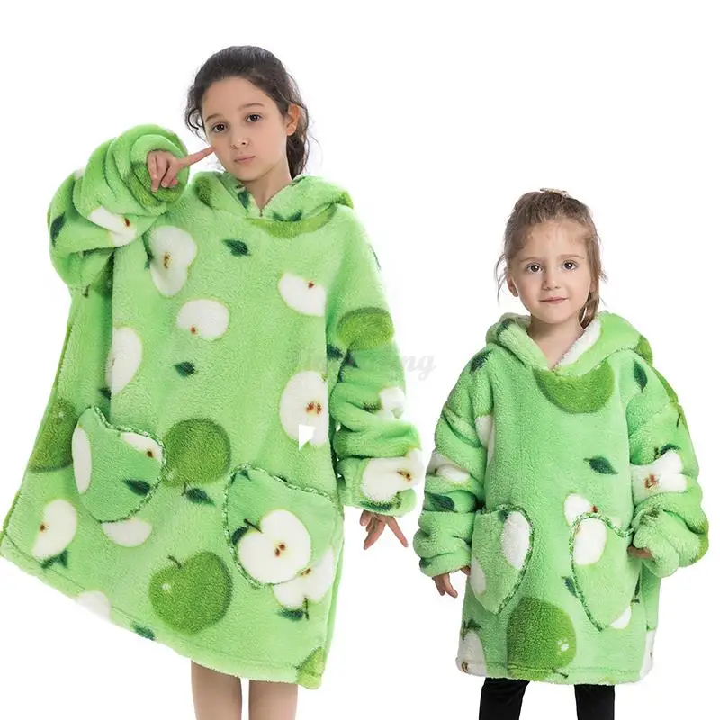 Winter Oversized Hooded Sweatshirts  Holiday Sweatshirt for Kids Warm Soft Hoode - £84.50 GBP