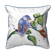 Betsy Drake Betsy&#39;s Blue Bird Extra Large Pillow 22 X 22 - £55.38 GBP