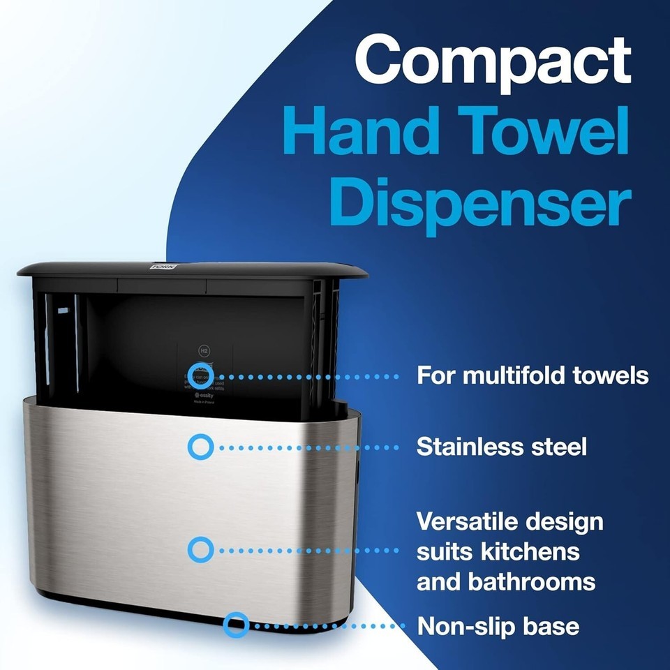 Sleek Compact Design Stainless Steel Towel Dispenser for Modern Washrooms Item image 5