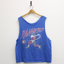 Vintage Texas Rangers Baseball Club Tank T Shirt Large - £37.12 GBP