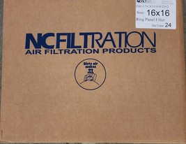 NCFiltration Ring Panel Filters. 16 X 16. 24/Case NCR1616W2002 - £60.15 GBP