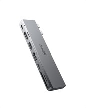 Anker 7-in-2 USB C Hub Adapter W/ Thunderbolt 4 USB C Port 4K HDMI for MacBook - £51.66 GBP