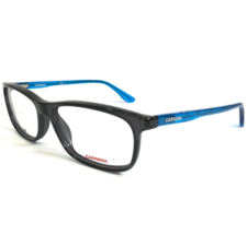 Carrera Eyeglasses Frames CA6628 NOS Clear Dark Gray Transparent Blue 53-15-145 - £67.09 GBP