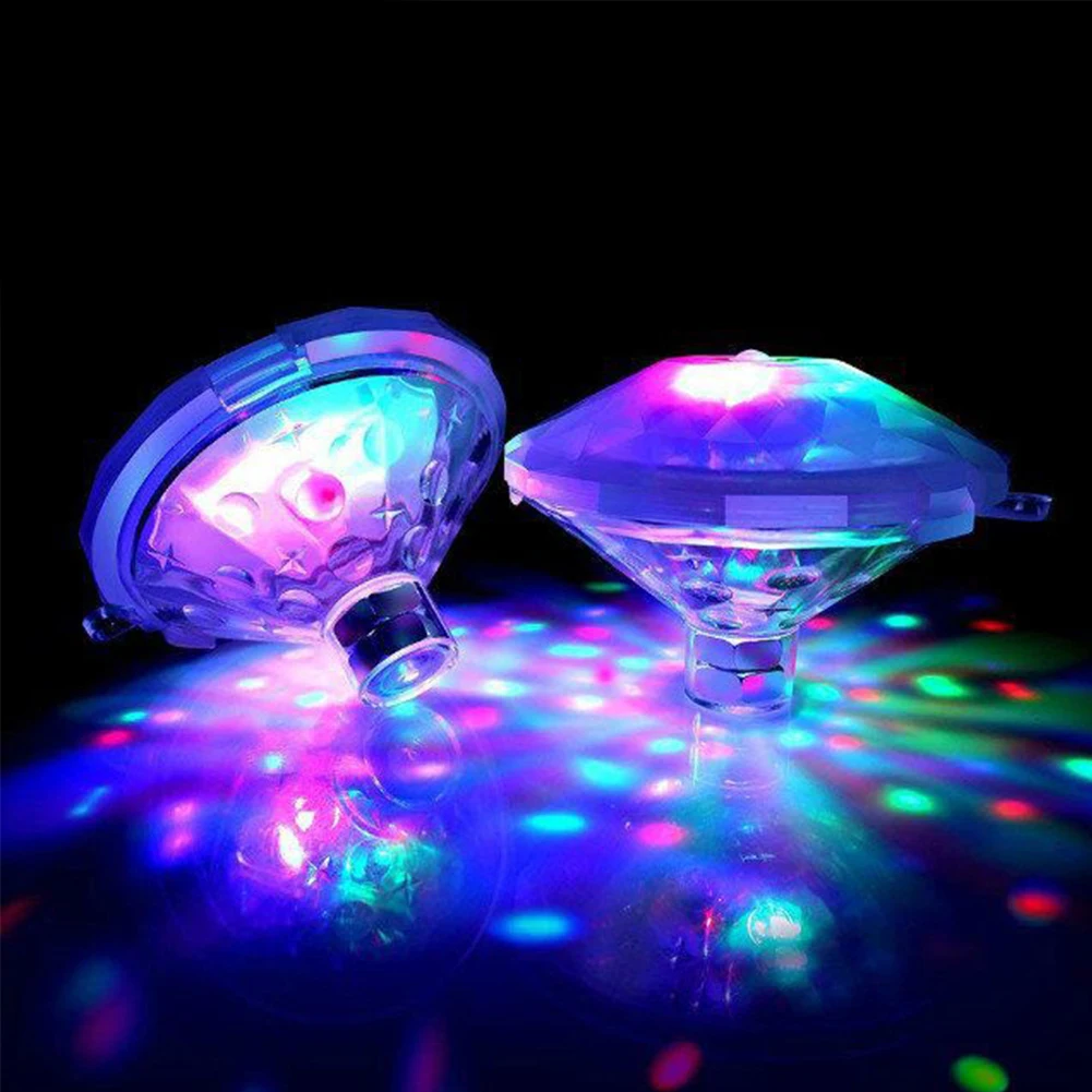 Pond LED Kids Toys Colorful Decoration Lamp Bath Tub Underwater Light Floating - £14.53 GBP