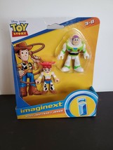 Imaginext Toy Story 4 Buzz Lightyear &amp; Jessie Figures Retired Disney Mini Figure - £9.79 GBP