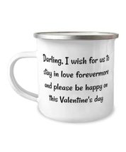 Inspire Wife Gifts, Darling, I wish for us to stay in love forevermore and pleas - £12.74 GBP