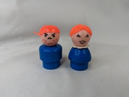 Fisher Price Little People Blue Body Boy Red Cap Short Hair Girl  - £13.53 GBP