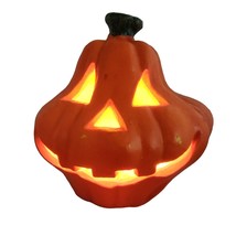 1998 Paper Magic Foam Blow Mold Jack O Lantern Pumpkin Halloween Light Up Funny - £23.70 GBP