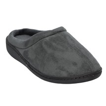 Wayland Square Scuff Slippers Womens 7 Memory Foam Gray Faux Suede - £13.43 GBP