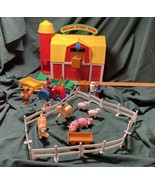 Vintage Sesame Street Farm &amp; 21 Piece Playset By ILLCO Circa 1990 - £40.92 GBP