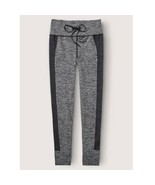 PINK Victoria&#39;s Secret Active Gray Black Leggings Size Medium - $41.03 CAD