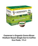 Cameron’s Costa Rican Organic Medium Roast pods. 12 count. lot of 2 - £29.57 GBP