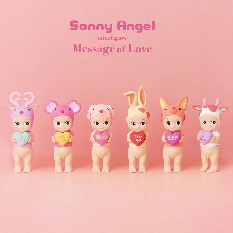 Sonny Angel Blind Box Message of Love Series Kawaii Mystery Boxes Decora Doll - £20.09 GBP+