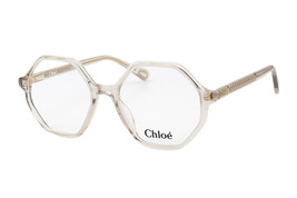 Chloe 0005O 002 Transparent Nude Kids Teens Plastic Eyeglasses 49-16-130 W/Case - £56.91 GBP