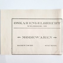 1940 Oskar Engelbrecht Home Wares Advertisement Murnau Germany Import DWMM3 - $367.32 MXN