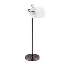 Toilet Paper Roll Holder-Free Standing Toilet Paper Holder Stand For Bat... - £25.54 GBP