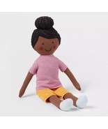 Pillowfort Decorative Kids Pillow Pal Purple African American Doll, Pre-... - $12.95