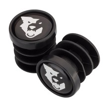 Wolf Tooth Bar End Logo Plugs - Set of 2, 22mm, Black - £13.36 GBP