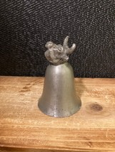 Vintage Pewter Bull Steer Head Jigger Shot Glass Cup Collectible Bar 2.75&quot; - $8.50