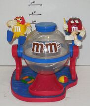 M &amp; M's MAKE A SPLASH Candy Dispenser Red &amp; Yellow Swimming Pool Lifeguards - $29.65