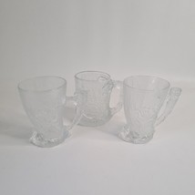  Vintage 1993 Mcdonalds Flintstones Rocdonalds Glass Mugs Complete Set Of 3 - £8.67 GBP