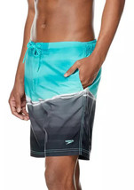 Speedo Men&#39;s Horizon Bondi 2-Way Stretch Dwr 20&quot; Board Shorts Anthracite... - $26.88