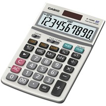 Casio JF-100BM 10-Digit Desktop Calculator Gray 750309 - $38.99