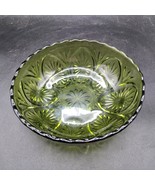 Vintage Anchor Hocking Chip &amp; Dip BOWL ONLY Avocado Green - Use As Servi... - £14.68 GBP
