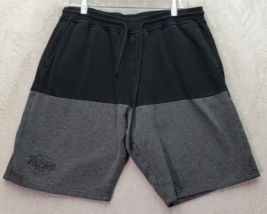 Volcom Shorts Men Medium Multi Fleece Slash Pocket Elastic Waist Drawstring Logo - £14.46 GBP