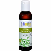 Aromatherapy Body Oil Clearing Eucalyptus Aura Cacia 4 fl oz Liquid - £11.62 GBP