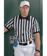 K06UM 1" Stripe Mesh Short Sleeve Officials Referee Shirt Football Lacro... - $797.31 MXN K06UM 1" Stripe Mesh Short Sleeve Officials Referee Shirt Football Lacro... - $797.31 MXN