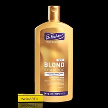 Dr. Fischer BLOND Shampoo Without added salt for light-blond hair 400 ml - £35.97 GBP