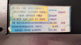 Blue Oyster Cult / Dokken - Vintage Laminated Jan. 07, 1984 Concert Ticket Stub - £14.15 GBP