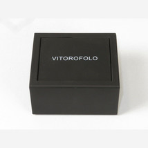 Mens Cufflinks by Vitorofolo Use for French Cuff Shirt V29-5 Silver Plated image 5