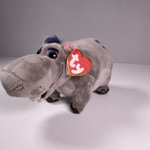 Ty Beanie Baby 6&quot; Beshte Hippopotamus Disney The Lion Guard Plush Toy NWT - £7.13 GBP