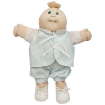 Cabbage Patch Kids Preemie Boy Doll 14&quot; with Green Eyes - Coleco 1982 - £14.49 GBP