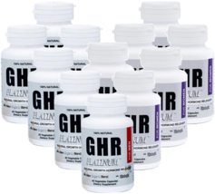 GHR Platinum HGH Releaser Capsules ( Men &amp; Women ) - 12 Bottles MIXED / ... - £261.47 GBP