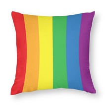 Mondxflaur Rainbow Pillow Case Covers for Sofas Couches Polyester Decorative - £8.85 GBP+