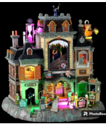 Lemax Spooky Town The Horrid Haunted Hotel Animated LED Lghts Sounds Hal... - £80.45 GBP