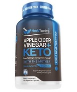Herbtonics Apple Cider Vinegar Capsules Plus Keto BHB | Fat Burner &amp; Wei... - £41.61 GBP