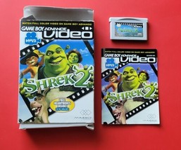 Shrek 2 with Box Manual Nintendo Game Boy Advance Video Authentic No Headphones - $65.34
