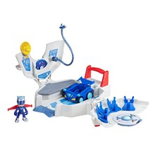 PJ Masks Power Heroes PJ Power Q Playset, Headquarters Set with Car and Figure,  - £14.38 GBP