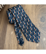 Brooks Brothers 100% Silk Tie Dog Navy Blue - $25.20