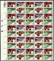 Summer Olympics 1984 Full Sheet of Fifty 40 Cent Airmail Stamps Scott C105-08 - £28.04 GBP