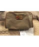 Michael Kors Abbey Large Travel Pouch NWT TAN GIFT RECEIPT INCL. - £36.97 GBP