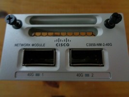 Genuine Cisco C3850-NM-2-40G Network Module 2x 40 Gigabit Ethernet QSFP+... - £431.99 GBP