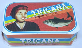 Tricana - Canned Tuna Fillet in Sipcy Tomato - 5 tins x 120 gr - £35.98 GBP