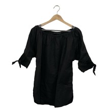 Hatch Maternity Off the Shoulder Tie Sleeve Top Black Pregnancy - Size 2 - £26.60 GBP