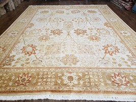 8x10 Oushak Pakistan Peshawar Sultanabad Mahal Rug Neutral Colors Beige Carpet - £1,198.49 GBP