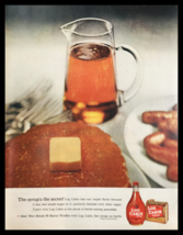 1956 Log Cabin Syrup Real Maple Sugar Vintage Print Ad - $14.20